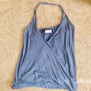 Abercrombie & Fitch Cross Front Halter Soft Tank Top M